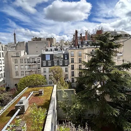 Vue Tour Eiffel - Calme & Chic *