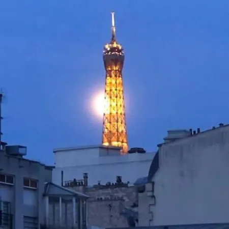 Vue Tour Eiffel - Calme & Chic Appartamento